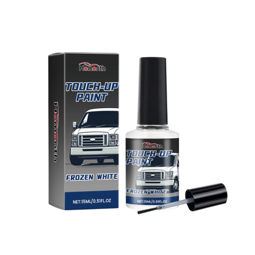Tinta branca para automóvel 15 ml 8,1 x 3,1 cm Tinta acrílica de reparação para a carroçaria para reparação local de pequenos danos e riscos