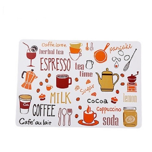 Tischsets mit Kaffeemotiv 4 Stk