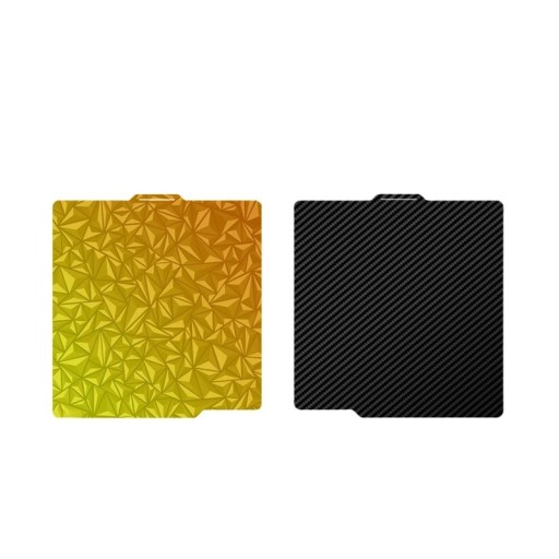 Tisková podložka pro 3D tiskárnu Chameleon-PET oboustranná 257 x 257 mm Ocelový hladký plech Zlato-černá Bambu Lab X1 P1 A1 pro PLA a PETG