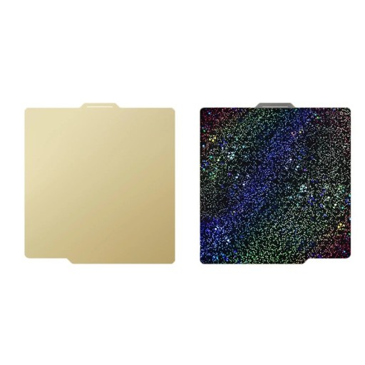 Tisková podložka pro 3D tiskárnu PEI Texture-Starry oboustranná 257 x 257 mm Ocelový plech Béžovo-černá Bambu Lab X1 P1 A1 pro PLA