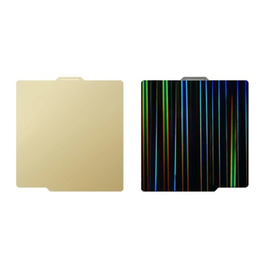 Tisková podložka pro 3D tiskárnu PEI Textured-Lightbeam oboustranná 257 x 257 mm Ocelový plech Béžovo-černá Bambu Lab X1 P1 A1 pro PLA