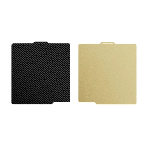 Tisková podložka pro 3D tiskárnu PET-PEI 257 x 257 mm oboustranná Pružinový ocelový plech Černo-béžová Bambu Lab X1 P1 A1 pro PLA a PETG