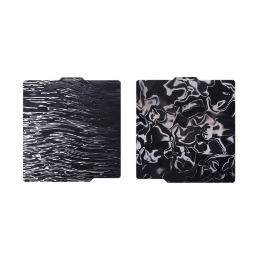 Tisková podložka pro 3D tiskárnu Silk-Wave 257 x 257 mm oboustranná Ocelový hladký plech Černo-bílá Bambu Lab X1 P1 A1 pro PLA a PETG