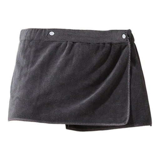 Toalha de sauna com elástico na cintura 70x30 cm Kilt de sauna para homens Toalha de roupão com botões Toalha absorvente para sauna Tecido de algodão