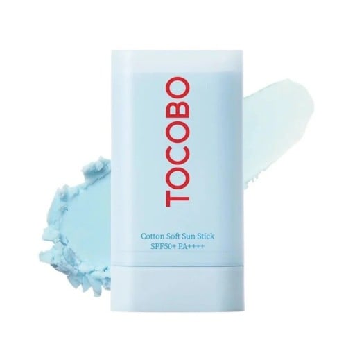 TOCOBO SPF stick voor het gezicht SPF 50+ PA++++ hydraterende UV bescherming cotton soft sun stick voor vettere huid