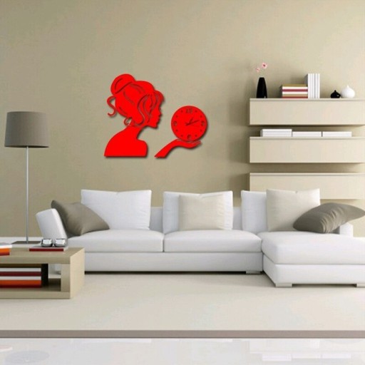 Τοίχου αυτοκόλλητο ρολόι G2049