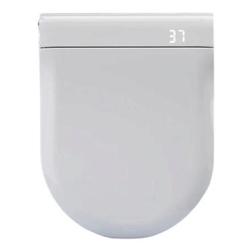 Toilette intelligente avec bidet Chauffée et automatique Contrôle par application mobile 48,5 x 37 cm Forme en U Chauffage instantané de l'eau