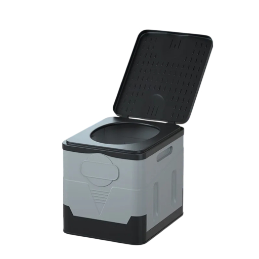 Toilette portatile pieghevole per auto 27 x 31,5 cm Altezza 29 cm Piegata 11 cm Leggero materiale PP Toilette da viaggio pratica Campeggio