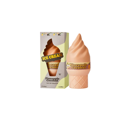 Toiletwater Ananas Kokos tropische geur ananas kokos limoen fruit en sandelhout 100 ml spray ijsjesfles voor dagelijks gebruik