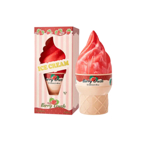 Toiletwater Berry Crush fruitige geur aardbei room suiker vanille en muskus 100 ml spray ijsflacon voor dagelijks gebruik en als cadeau