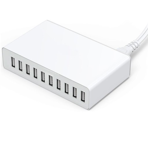 Töltőállomás 10 USB-port
