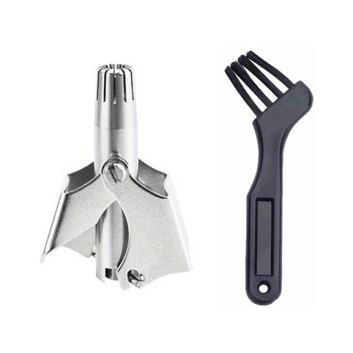 Tondeuse manuelle à poils mécanique lavable en acier inoxydable outil de coupe précis avec brosse