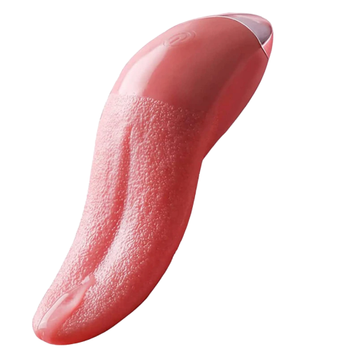 Tongvormige vibrator Waterdichte clitorisvibrator met 10 vibratiestanden Clitorisstimulator 11,2 x 3,7 cm