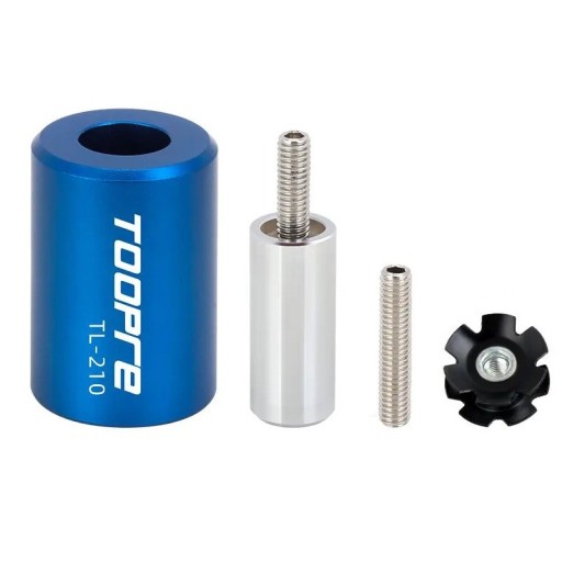 Tool Set for Installing Star Nut in Fork Steerer Tube 32 x 47 mm Aluminium and Steel Mounting Set for Bicycles
