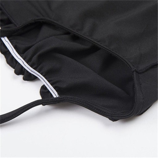 Top con volant da donna