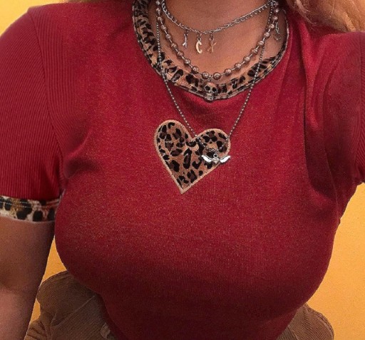 Top cropped de leopardo para senhora