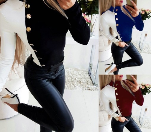 Top da donna con bottoni