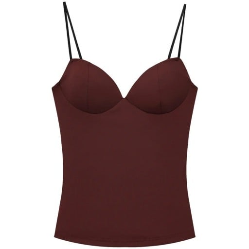 Top de mujer de color sólido con escote en V y tirantes finos, blusa ligera de poliéster, corte cómodo para el verano, ideal