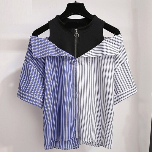 Top e calções de ganga para senhora B1194