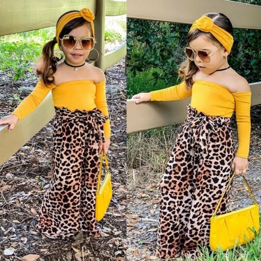 Top e pantaloni per ragazze L1261