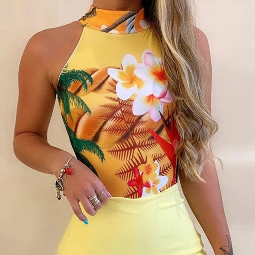 Top e saia femininos B1130