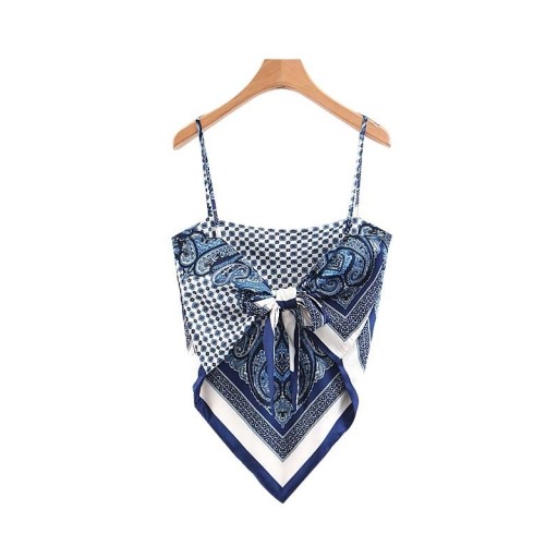 Top estivo da donna con legatura