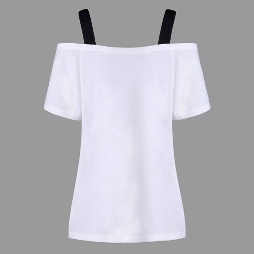 Top feminino com estampado de borboleta