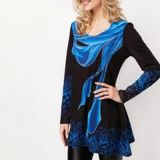 Top feminino com padrão