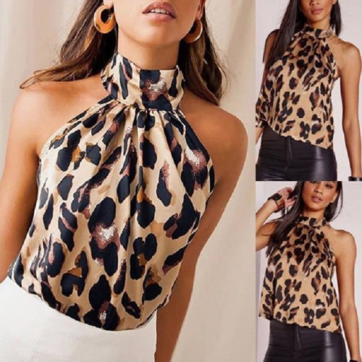 Top leopardo feminino A160