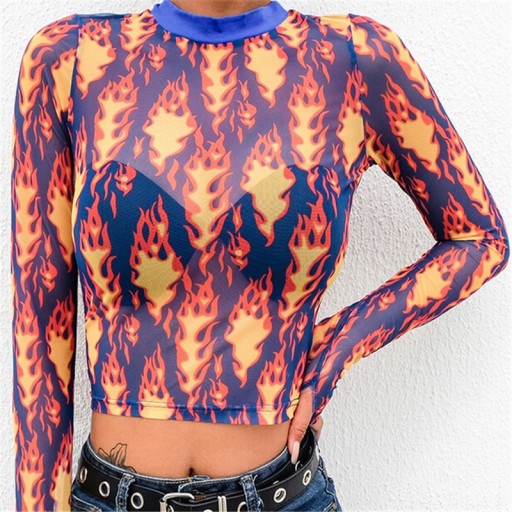 Top transparent pour femmes A1251