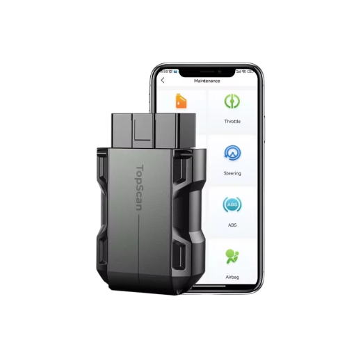 TOPDON TopScan Bluetooth OBD2 diagnostisk scanner til biler fuld systemdiagnose tovejs kontrol 8 servicefunktioner mørkegrøn