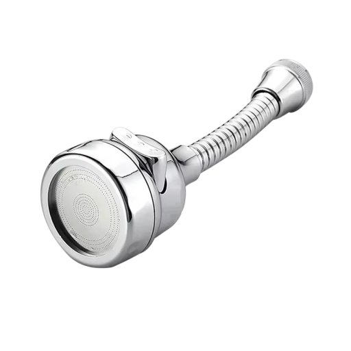 Torneira de cozinha com 3 modos, tubo extensível de filtro e rotação de 360°, aço inoxidável, uso universal na cozinha e casa de banho 16,5×5,5 cm