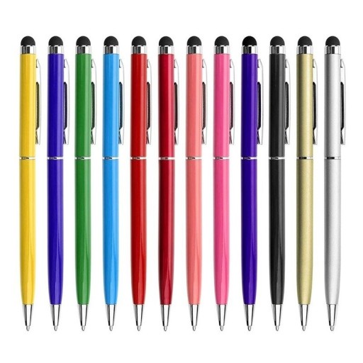 Touchpen med kuglepen 12 stk.
