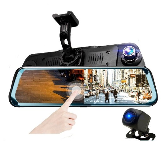 Touchscreen Recording Dash Cam in Rear View Mirror A1405
