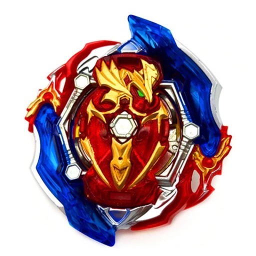 Toupie de combat pour des combats et un jeu autonome Construction démontable en métal et plastique Diamètre d'environ 6 cm Couleur rouge et bleue