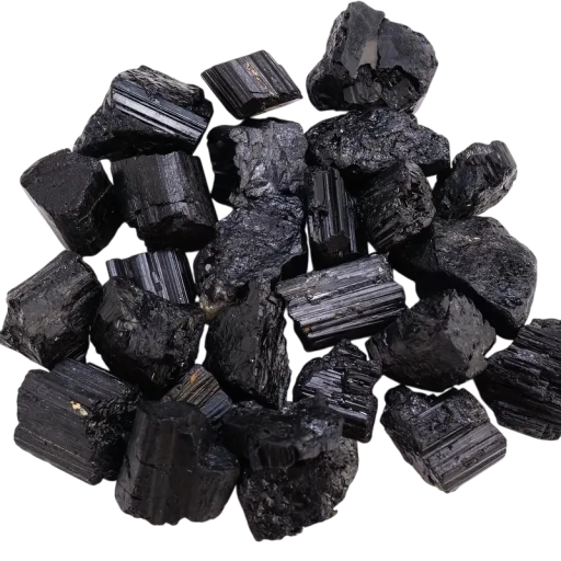 Tourmaline noire naturelle 50 g Pierres brutes irrégulières Minéraux pour la fabrication de bijoux Purification de l’espace Décoration Rituels