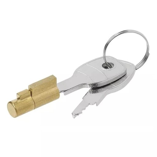 Towbar Lock for Trailers with Anti-Theft Protection 2 Keys Caravan Motorhome Lorry Boat Coupling Copper Security