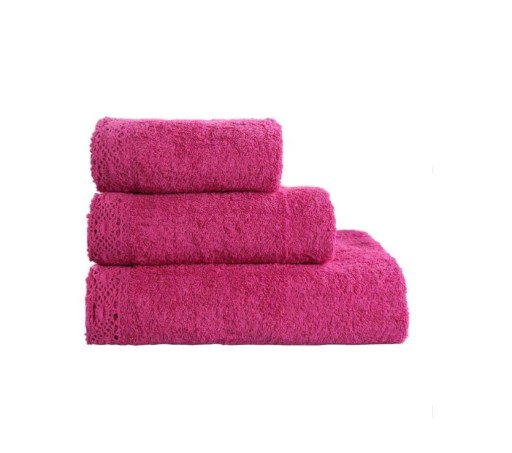 Towel + Bath Towel + Cloth - Red Colour