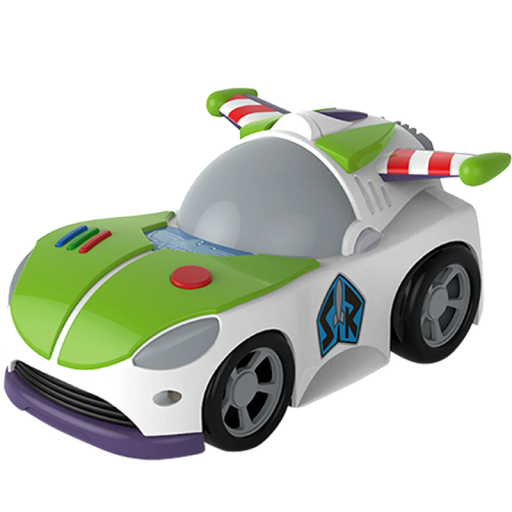 Toy Story Buzz Lightyear barnbil 13 x 7 x 6 cm modell med svänghjul Buzz Lightyear Disney leksak för barn filmbilsamling