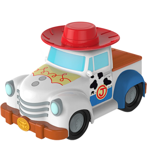 Toy Story Jessie barnbil 13 x 7 x 6 cm Svänghjulsmodell Disneyfigur från filmen Leksak för barn Samling av filmbilar