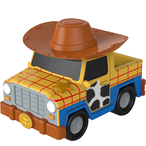 Toy Story Woody gyerek autó 13 x 7 x 6 cm Lendkerék modell Disney karakter játék gyerekeknek Filmes autógyűjtemény