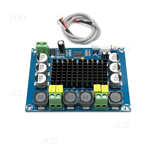 TPA3116D2 XH-M543 dvoukanálový digitální výkonový audio zesilovač 2×120W DC 12–26V Stereo zesilovač třídy D 100dB SNR kompaktní modul
