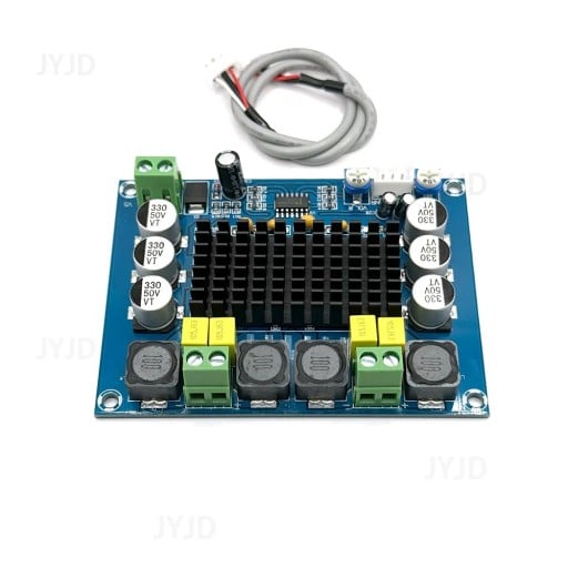 TPA3116D2 XH-M543 tweekanaals digitale versterker 2×120W DC 12–26V stereo versterker klasse D 100dB SNR compacte module