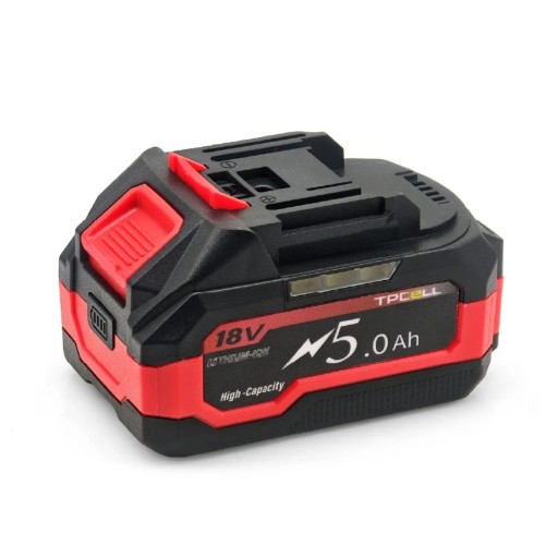 TPCELL 21V 5Ah Li-ion batteri erstatning til Makita 18V LXT BL1850 BL1840 med BMS Holdbart batteri til skruetrækkere og elektrisk værktøj