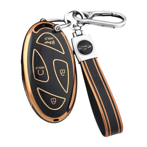 TPU hoesje voor afstandsbediening met 7 knoppen en sleutelhanger voor Hyundai IONIQ 6, Grand Prix GN7, Kona