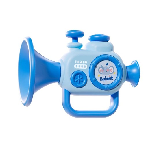 Trąbka plastikowa dla dzieci 12×9 cm Instrument muzyczny dla dzieci Zabawka edukacyjna rozwijająca słuch i rytm Wczesna nauka Gra na instrumentach muzycznych