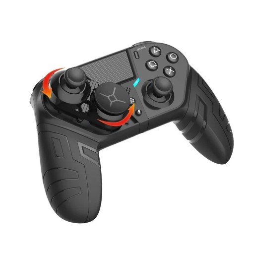 Trådløs spilkonsol controller med programmerbare knapper vibrationsfeedback 1000 mAh batteri Bluetooth forbindelse til PC og konsol