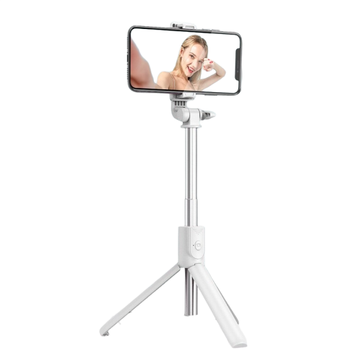Trådløst mini-stativ med selfiestang