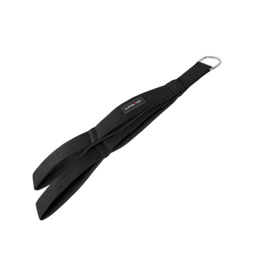 Träningsrem för kabelmaskin 61 cm, textilnylonfäste med 180° rotation för triceps push down, biceps curl och face pull