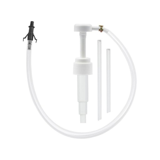 Transfer Pump 19 x 3.1 cm Hose 37 cm Plastic Hand Pump for Liquids Universal Portable Water Fuel Oil Pump